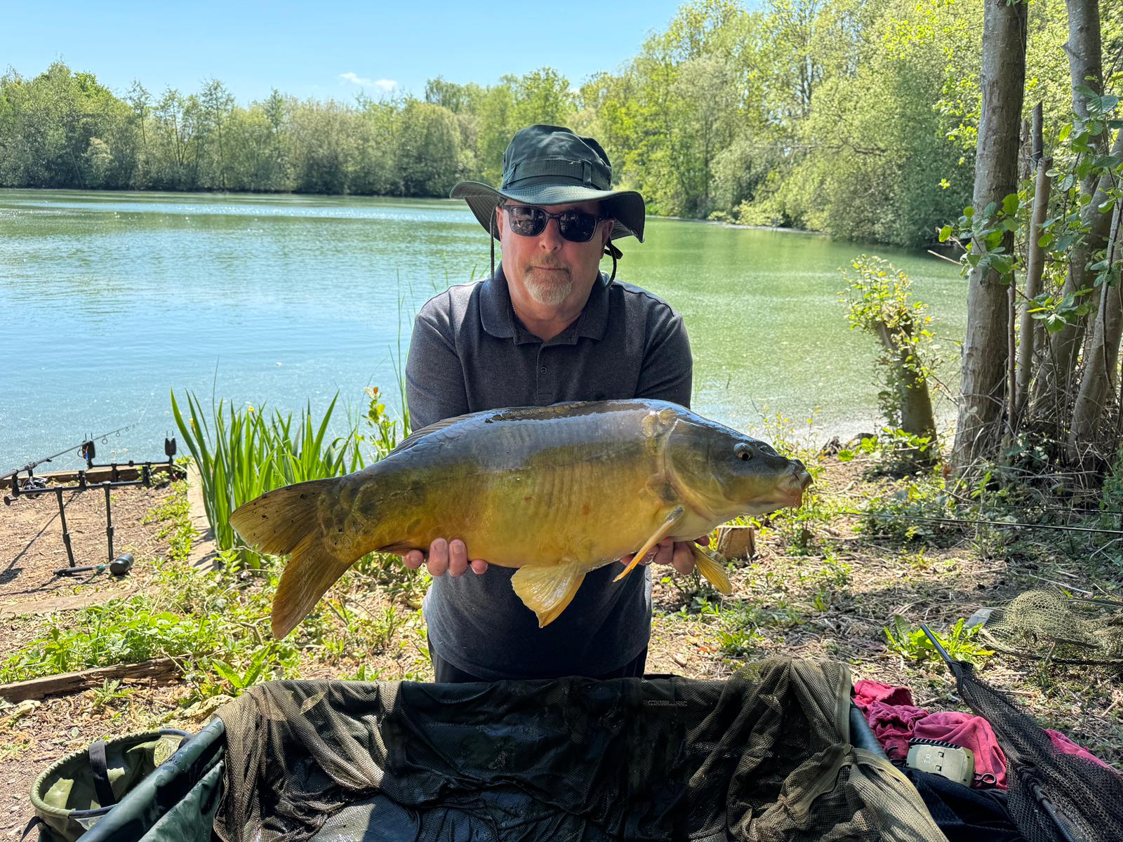 Janus Lodge members fishing at Par Fishery