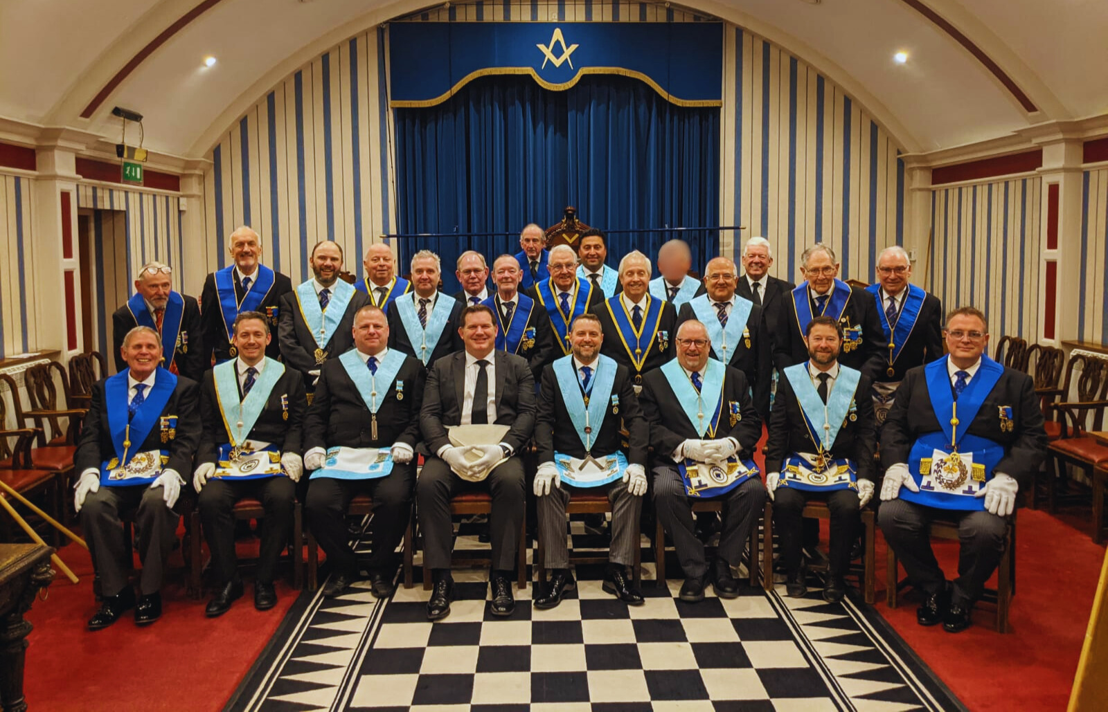 Matt O'Connor's initiation ceremony at Janus Lodge